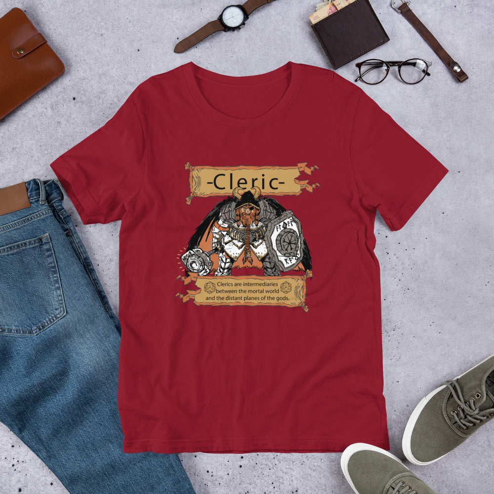Dwarf Cleric Class T-Shirt
