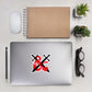 DnD Style Fiery Fantasy Red RPG Ampersand Logo with Swords Sticker